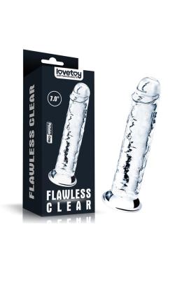 Gode Flawless Clear - Lovetoys - Taille 7'' (18cm)