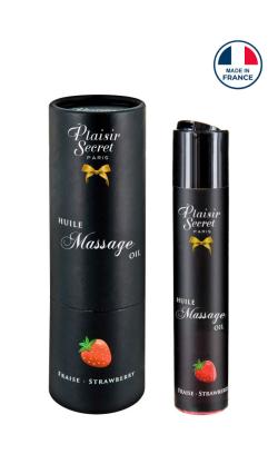 Huile de massage - Plaisirs Secrets - Fraise - 50 ml