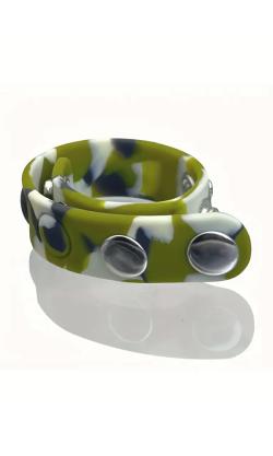 Cock Strap Militaire Camouflage 5 pressions (5P/2P) - Kaki/White