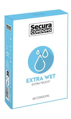 Pr�servatifs Secura ''EXTRA WET'' - x48