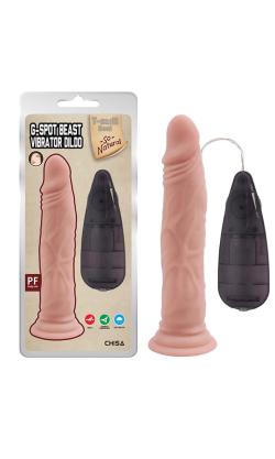 Dildo T-Skin Real ''G-Spot Beast Vibro'' - Chisa Novelties