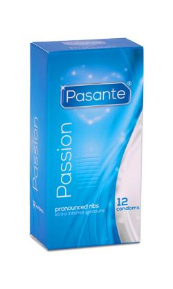 Condoms Pasante Ribed ''Passion'' - x12