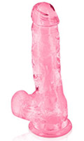 Click to see product infos- Ultra Sweet Dildo - Pure Jelly - Pink - Size 7 Inches