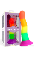 Click to see product infos- Dildo ''Rainbow'' Multicolore 17.5 cm