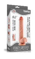 Click to see product infos- Gode Sliding-Skin - LoveToy - Natural - Size 9 Inches