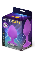 Click to see product infos- Butt Plug Silicone ''Sparkly'' - AfterDark collection - Purple - Size M