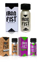 Cliquez pour voir la fiche produit- Pack 3 Poppers Iron Fist, No Limit, Raw