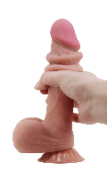 Click to see product infos- Gode Sliding Skin - Pretty Love - 21.8cm - Natural