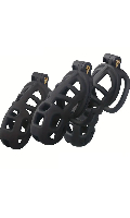 Click to see product infos- Cage chastet Rsine COBRA - Black - Large