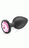 Click to see product infos- Anal Plug Diamant - Hidden Eden - Black/Pink - Size M